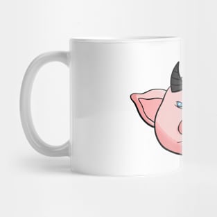 Horned Pink Pig Mug